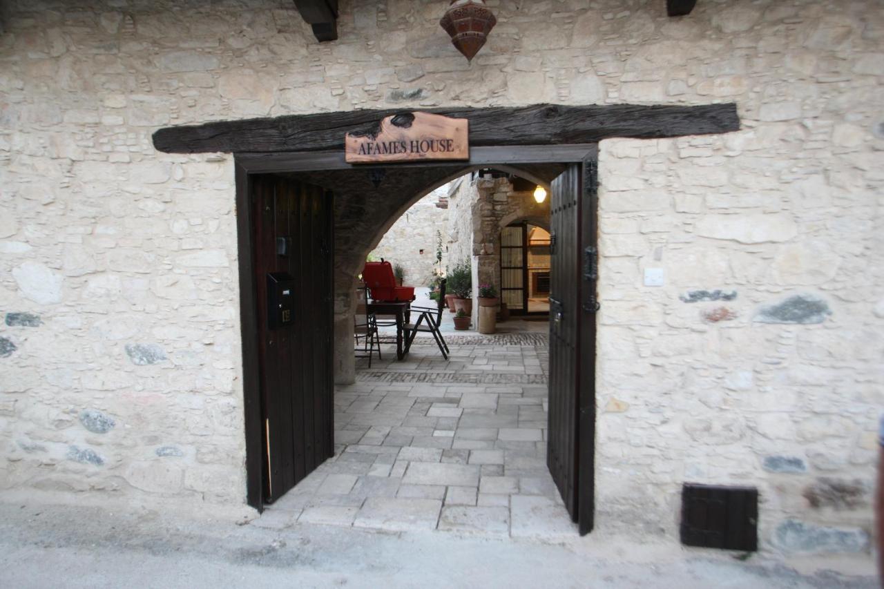 Afames House - Beautiful Traditional House Omodos Bagian luar foto