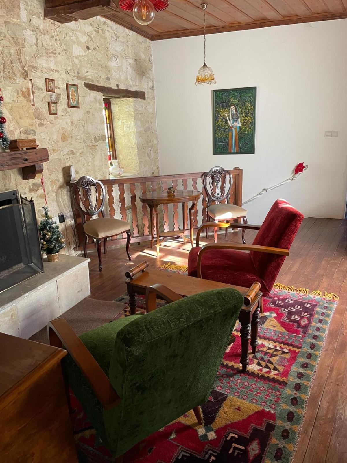 Afames House - Beautiful Traditional House Omodos Bagian luar foto